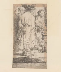 Man in Cloak, Seen from the Back