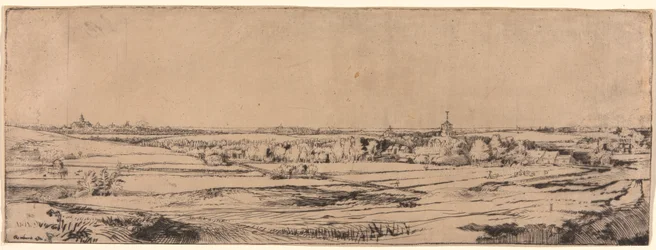 Panorama Near Bloemendaal Showing the Saxenburg Estate (The Goldweigher
