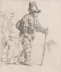 Peasant Family on the Tramp, c. 1652
