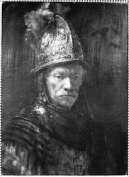 Portrait of a Man with a Golden Helmet