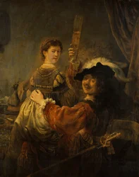 Rembrandt and Saskia in the Parable of the Prodigal Son