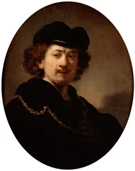 Self-Portrait with a Gold Chain