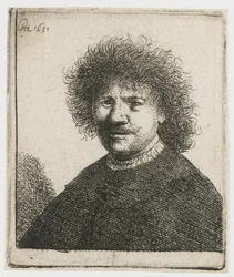 Self-Portrait in a Cloak with a Falling Collar: Bust