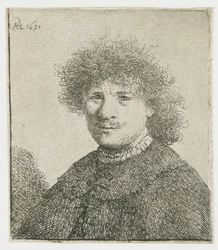 Self-Portrait in a Cloak with a Falling Collar: Bust