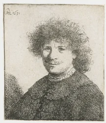Self-portrait in a Cloak with a Falling Collar: Bust