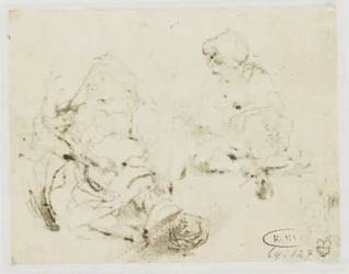 Small Study of the Head of the Sick Woman