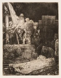 The Descent from the Cross by Torchlight