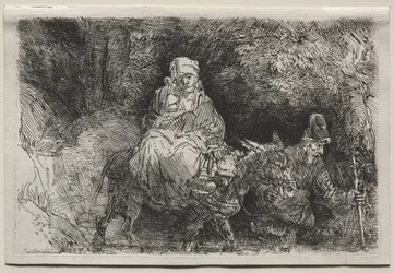 The Flight into Egypt: Crossing a Brook
