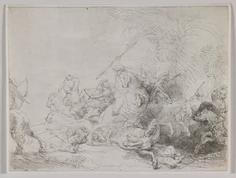 The Large Lion Hunt