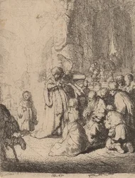 The Presentation in the Temple with the Angel: Small Plate