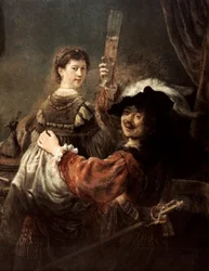 The Prodigal Son in the Tavern, Rembrandt and Saskia, c. 1635