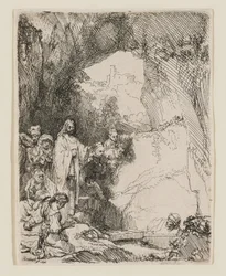 The Raising of Lazarus: The Smaller Plate