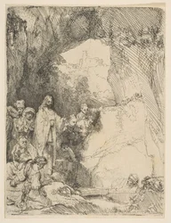 The Raising of Lazarus (small plate)