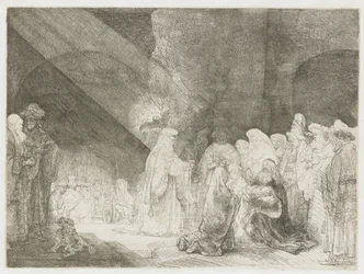 The Presentation in the Temple: Oblong Print