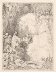 The Raising of Lazarus: The Smaller Plate