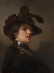 Tronie of a Man with a Feathered Beret
