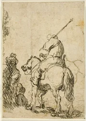 Turbaned Soldier on Horseback