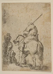Turbaned Soldier on Horseback