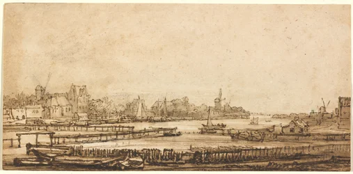 View over the Amstel from the Rampart