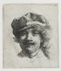 Self-Portrait with Beret