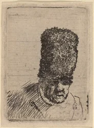 Head of an Old Man in High Fur Cap