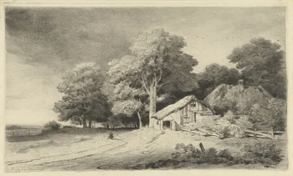 Farmhouse by a Road