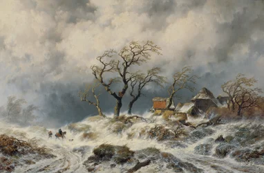Dutch Winter Landscape (Snowdrifts)