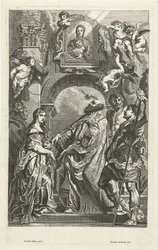 Saints Under an Image of Santa Maria in Vallicella