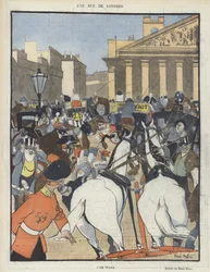 A London Street (Illustration for Le Rire)