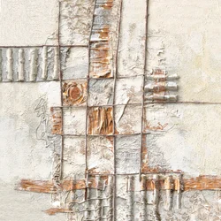 Weathered Grid Abstract