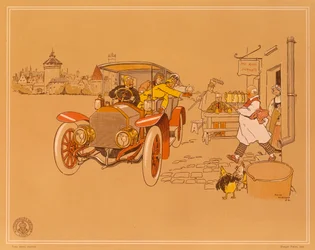 Poster advertising Berliet cars