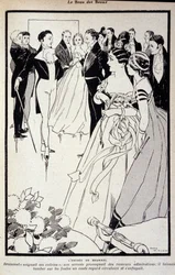 Representation of George Bryan Brummell Known as Beau Brummell (1778 - 1840), the King of the Dandies (Illustration by René Vincent)