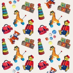 Colorful Retro Toys