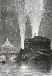Illumination of St. Peters and Firework Display on the Castel Sant