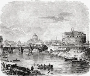 St. Peters with the Bridge and Castel Sant