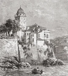 The Arsenal at Genoa, Northern Italy in the Late 19th Century