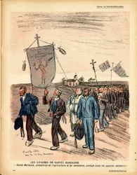 The Butter Plate, number 323, Satirical in Colors