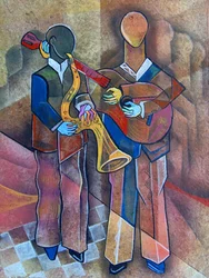 Abstract Jazz Musicians
