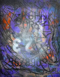 Vibrant Purple Chaos