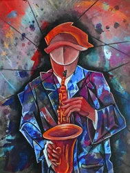 Vibrant Saxophone Jazz