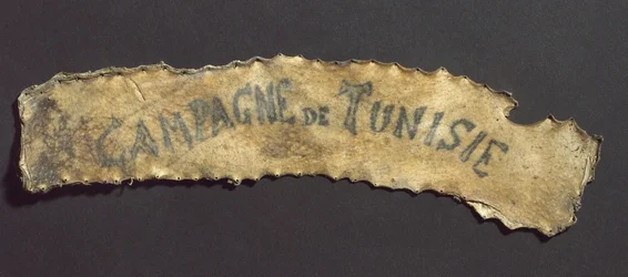 Human Skin with Tattooed Inscription, French