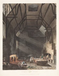 Kitchen of Trinity College, Cambridge, Early 19th Century