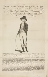 The Improved Pedometer or Waywiser, c 18th Century