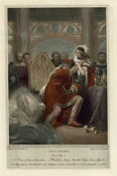 Illustration for Shakespeare’s Macbeth, Act III, Scene 4