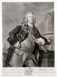 Portrait of Admiral Thomas Smith, Vice-Admiral of the White, engraved by John Faber