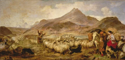 Drovers in Glen Sligichan, Isle of Skye