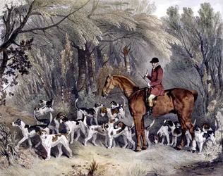 W. Head, Huntsman to the Donnington Hounds, engraved by J.W. Giles