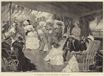 An Afternoon Dance on Board a Man-of-War