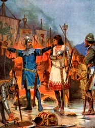 Fitz-Stephen Burns his Boats, 1169 AD