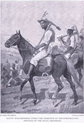Native Road Menders, from After Pretoria: The Guerilla War